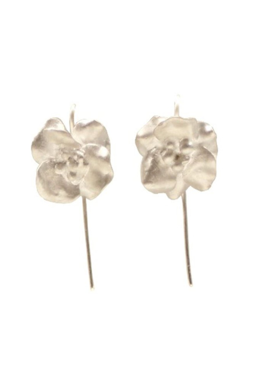 Accessories Jill Marsden | Mini Bloom On Hook Silver