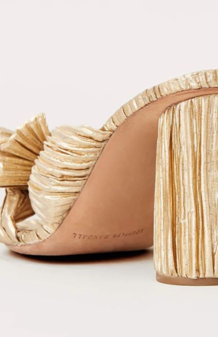 Shoes Loeffler Randall | Penny Knot Mule Gold