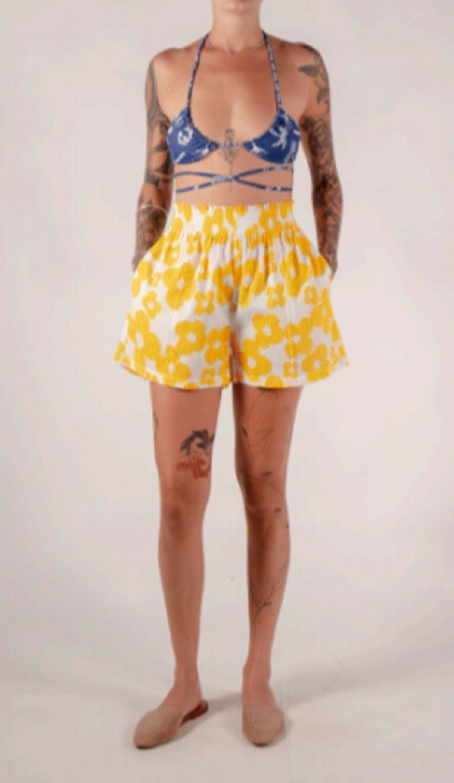 Clothing Faye | Nahui Ollin Smoke Shorts Yellow