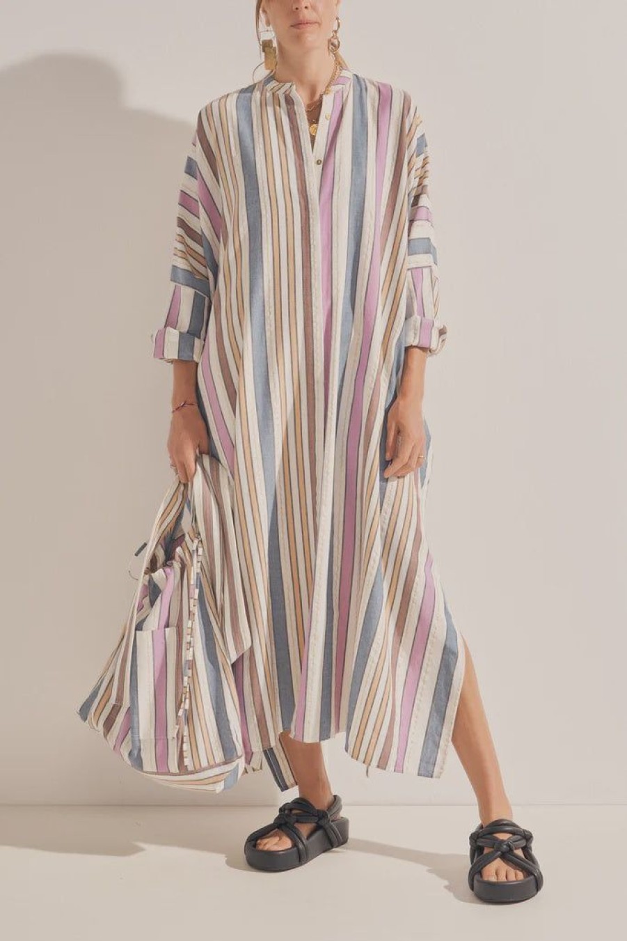 Clothing Ilio Nema | Pollux Maxi Dress Naxos Stripe