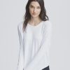 Clothing Rag & Bone | Knit Long Sleeve White