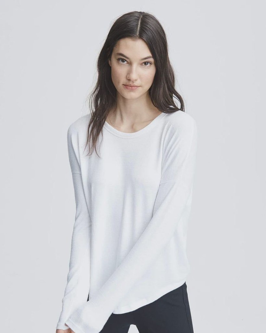 Clothing Rag & Bone | Knit Long Sleeve White