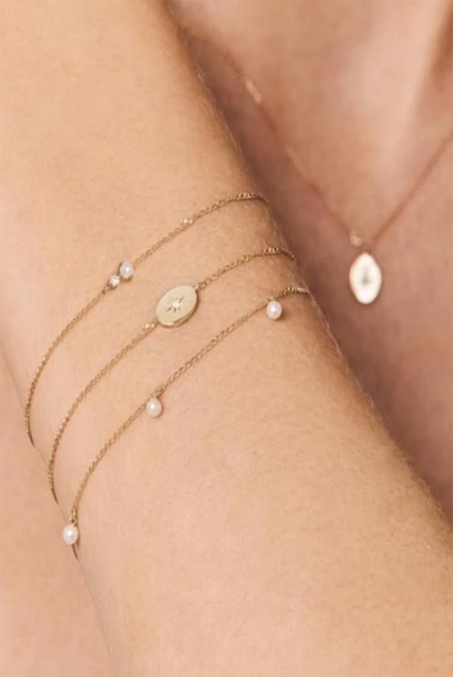 Accessories By Charlotte | 14K Shine Your Light Bracelet Gold