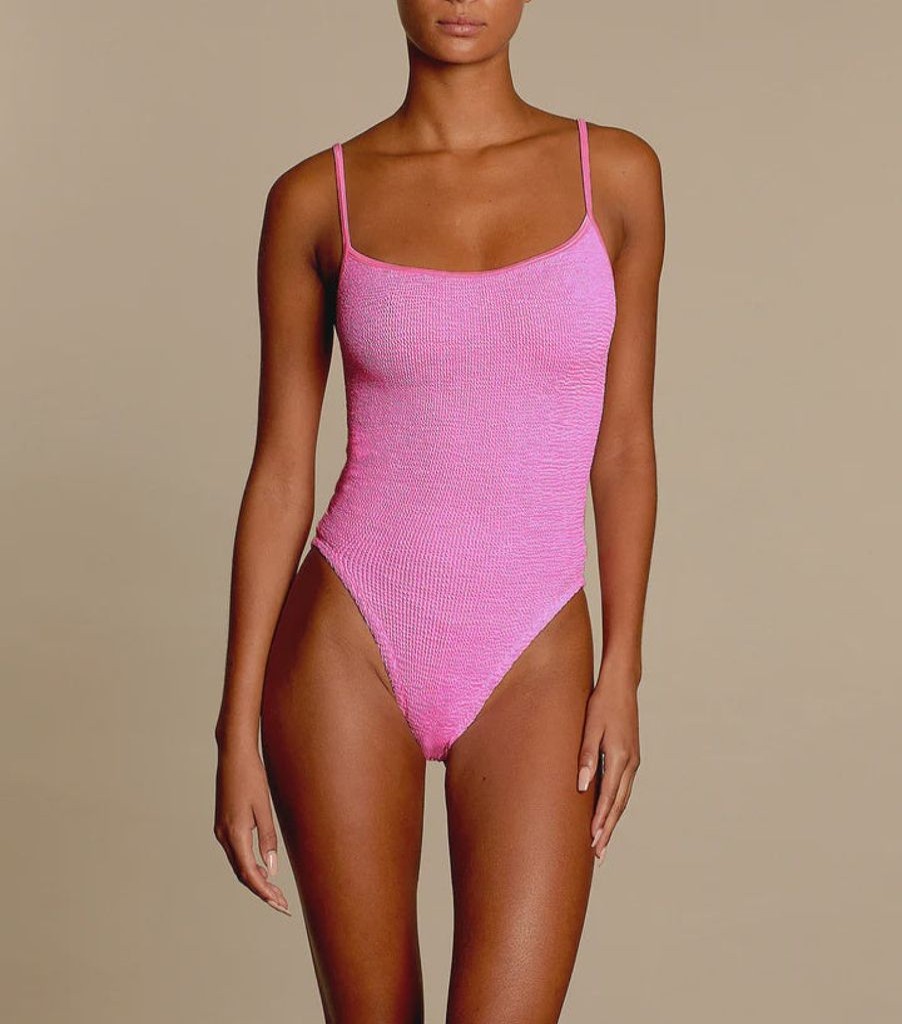 Clothing Hunza G | Pamela Swim Bubblegum