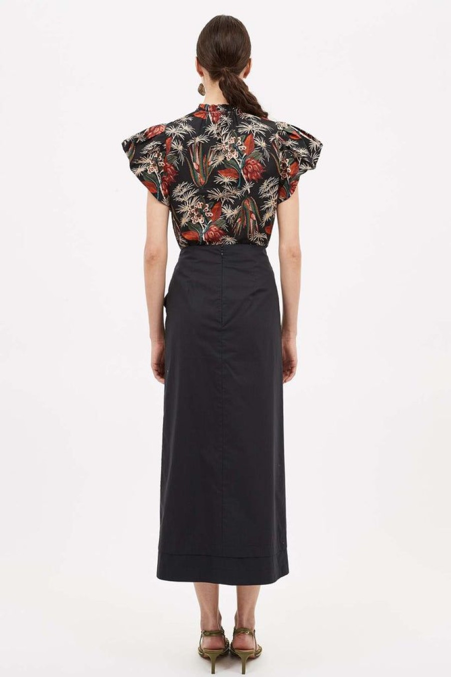 Clothing Ulla Johnson | Soraya Skirt Noir